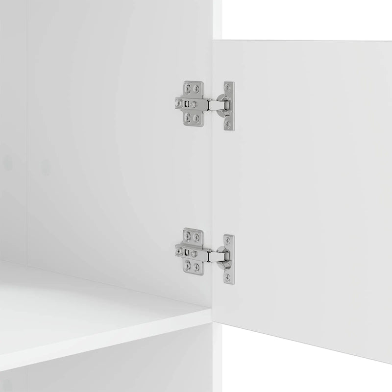 Laundry Cabinet White 50 x 68 x 162 cm Engineered wood