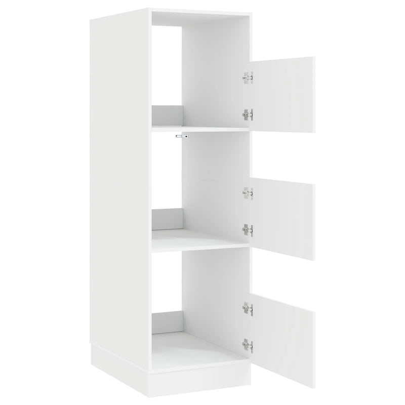 Laundry Cabinet White 50 x 68 x 162 cm Engineered wood