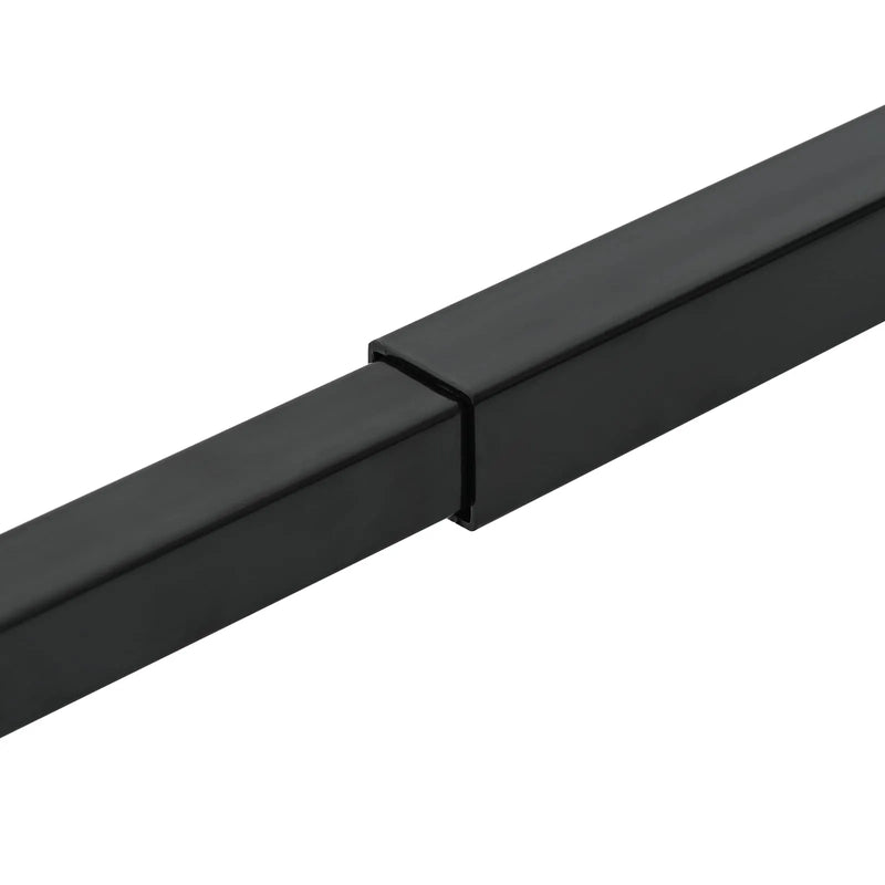 Adjustable Window Safety Bar 3 pcs 710 -1200 mm Steel Black