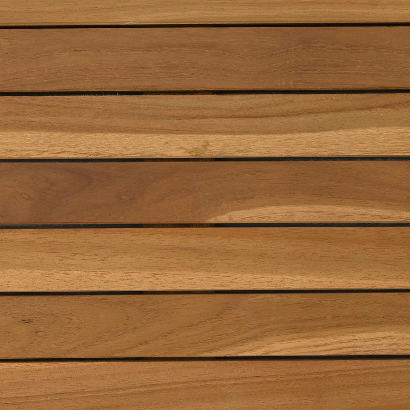 Table Top 90 x 90 x 3.5 cm Square Solid Teak Wood Natural