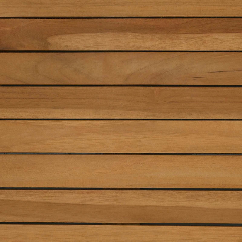 Table Top Ø 70 x 3.5 Round Solid Teak Wood Natural