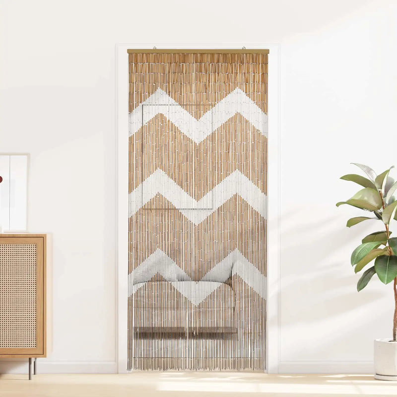 Insect Door Curtain Multicolor 200 x 90 cm Bamboo