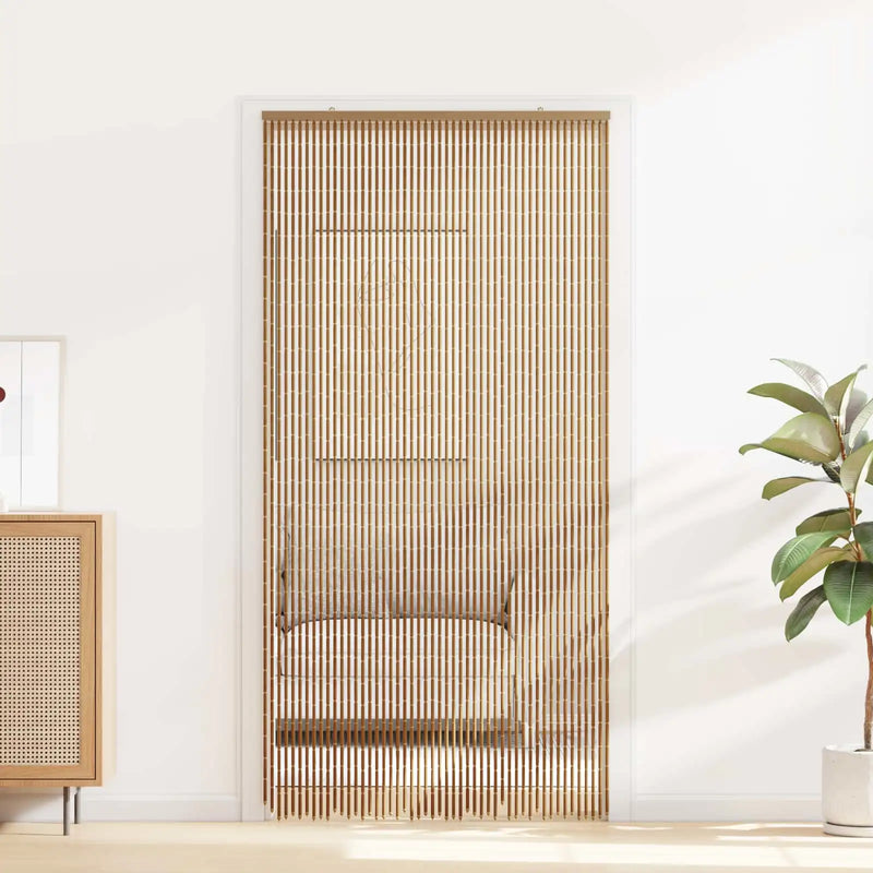 Insect Door Curtain Multicolor 100 x 200 cm Bamboo