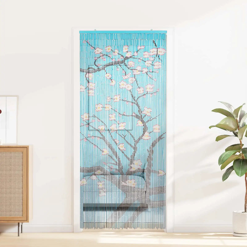 Insect Door Curtain Multicolor 200 x 90 cm Bamboo