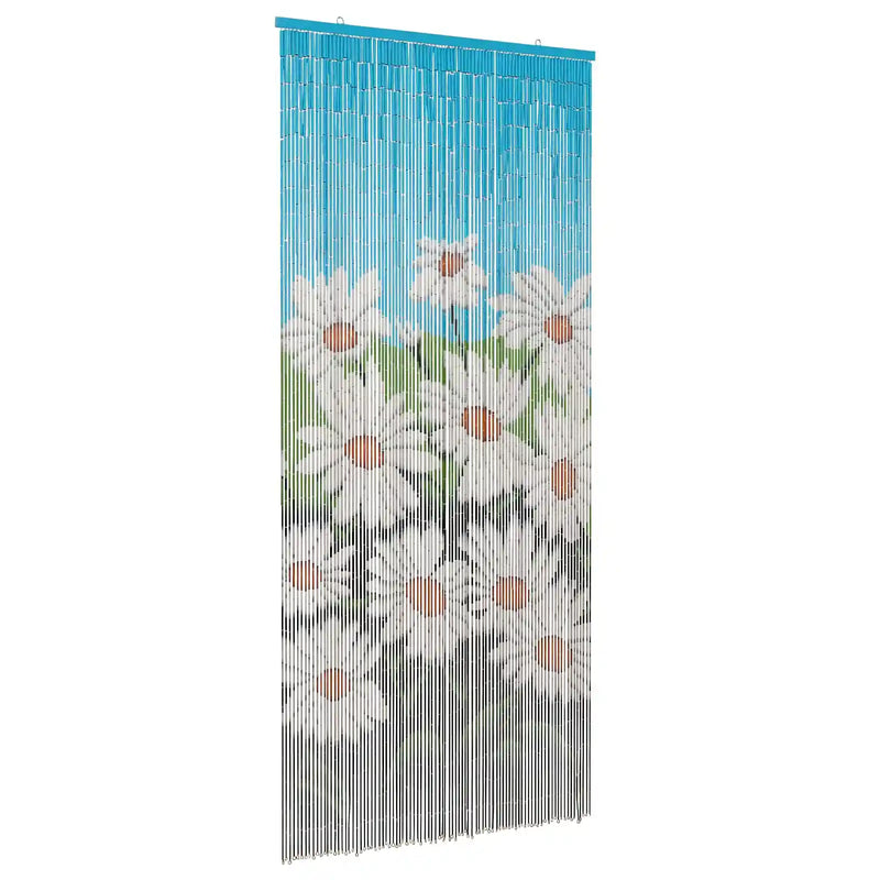 Insect Door Curtain Multicolor 200 x 90 cm Bamboo