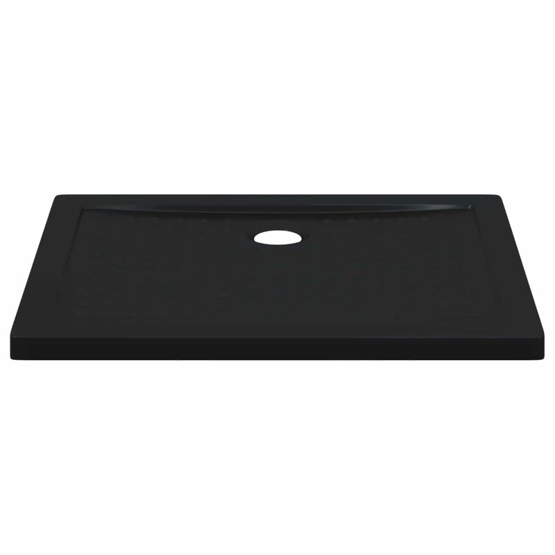 Shower Base Tray with Dots 90 x 70 x 4 cm ABS Black