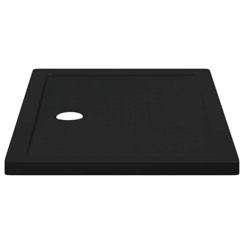 Shower Base Tray with Dots 90 x 70 x 4 cm ABS Black