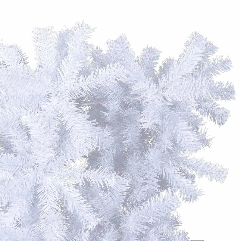 Artificial Christmas Tree with Stand White 180 cm PVC and Steel