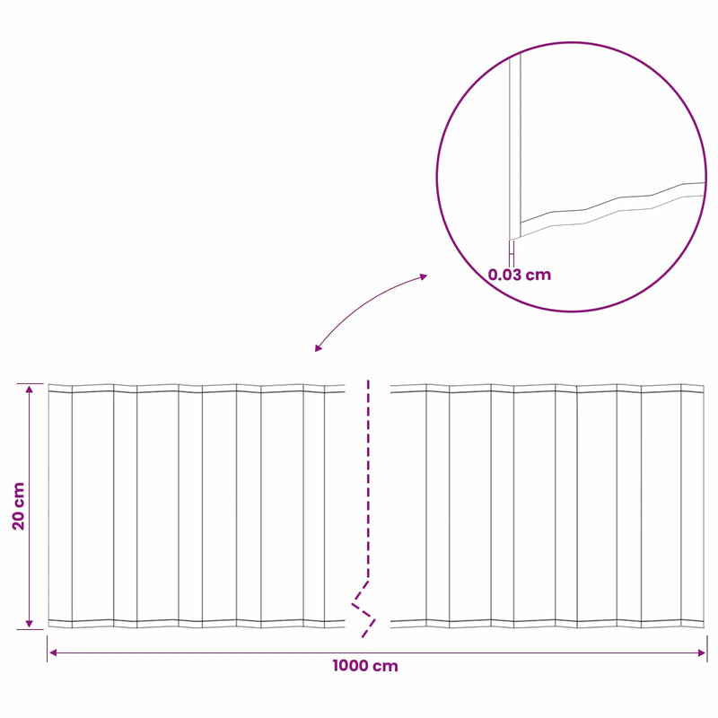 Lawn Edging 10 m x 20 cm Galvanised Steel Silver