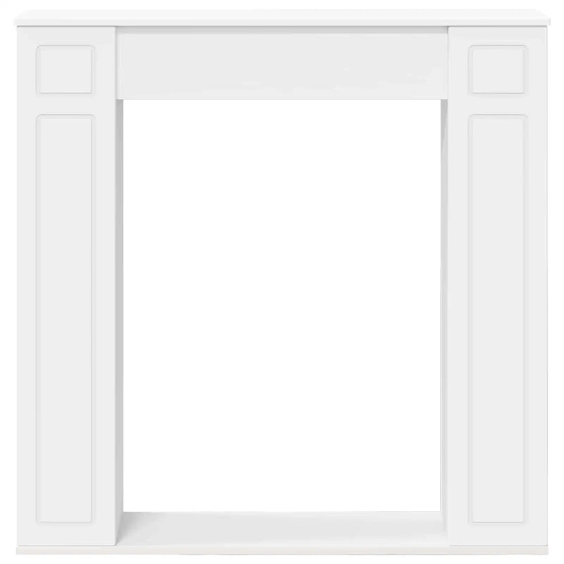 Fireplace Surround White 100 x 20 x 100 cm Engineered Wood