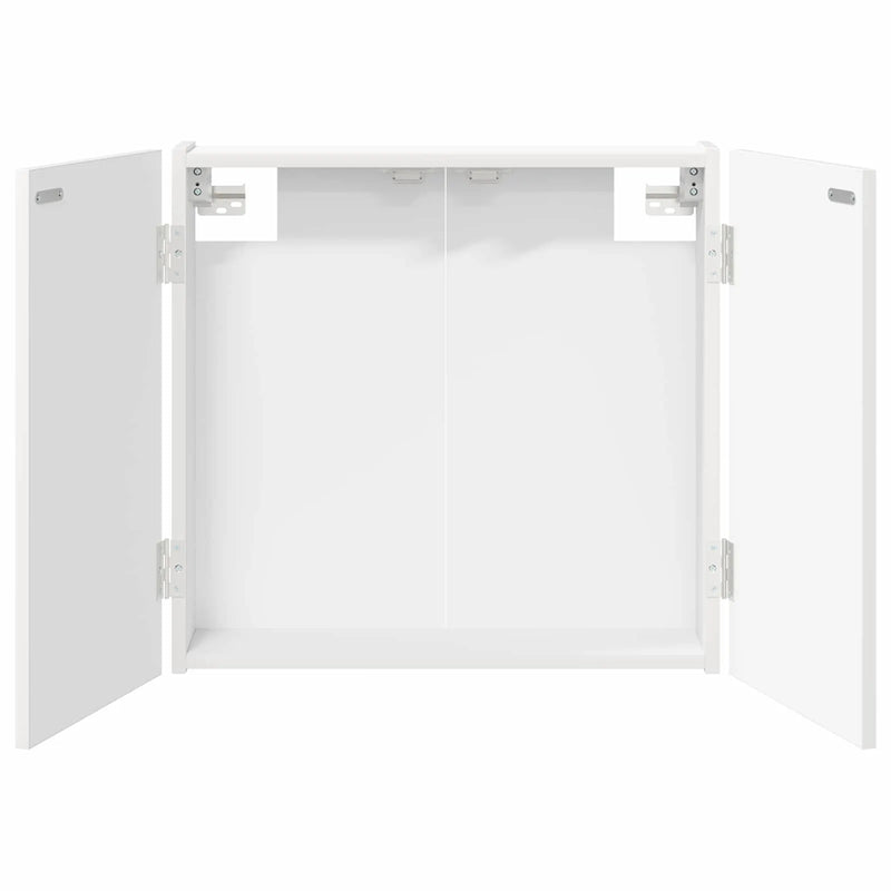 Dartboard Cabinet White 56 x 12 x 53.5 cm Engineered Wood