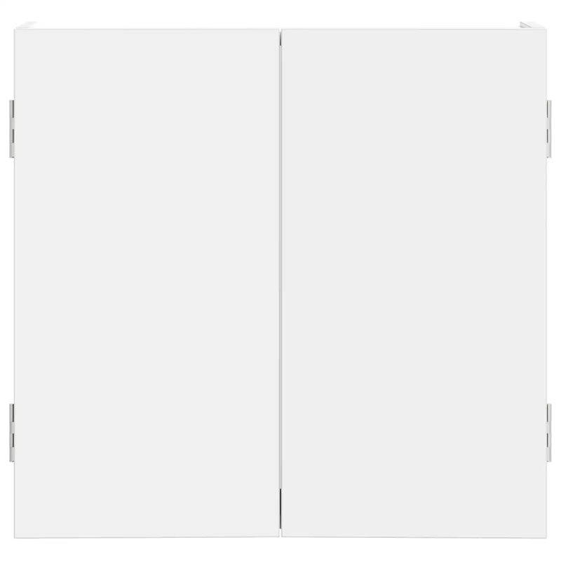 Dartboard Cabinet White 56 x 12 x 53.5 cm Engineered Wood