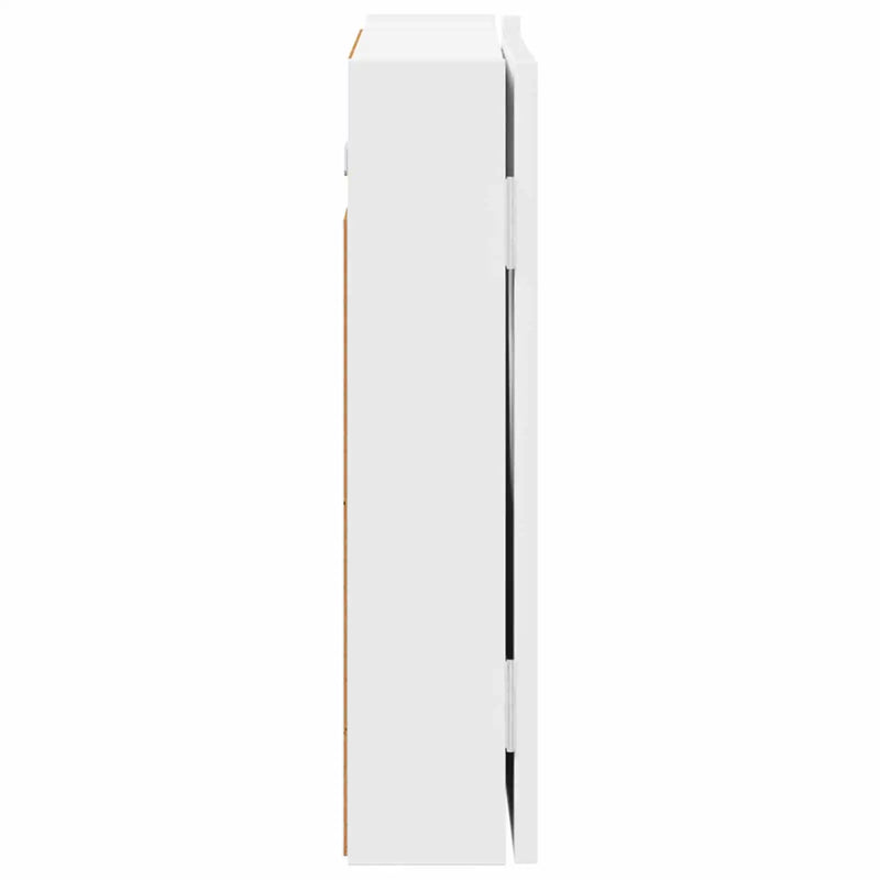 Dartboard Cabinet White 56 x 12 x 53.5 cm Engineered Wood