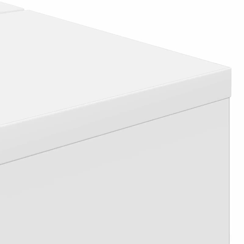 Studio Desk White 152 x 40 x 19.5 cm Engineered Wood