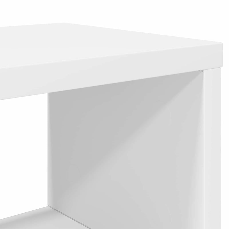 Studio Desk White 130 x 42.5 x 36 cm Engineered Wood