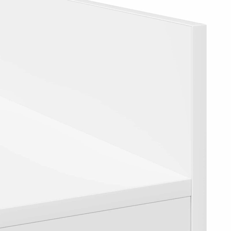DJ Table White 102 x 45 x 102 cm Engineered Wood