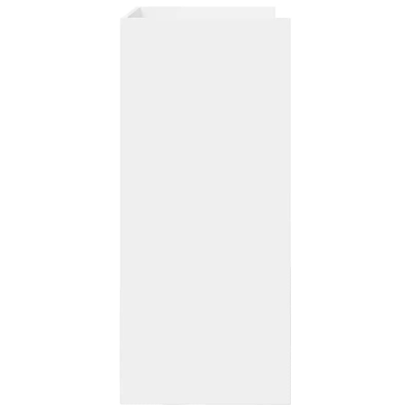 DJ Table White 82 x 45 x 102 cm Engineered Wood