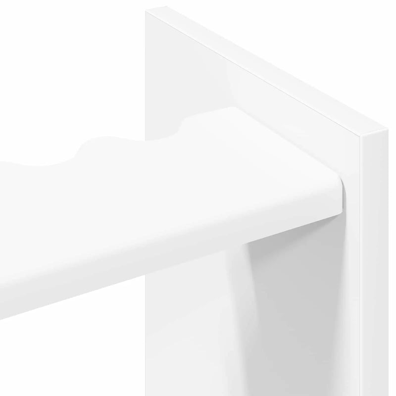Billiard Cue Stand Engineered Wood 60 x 20 x 57 cm White