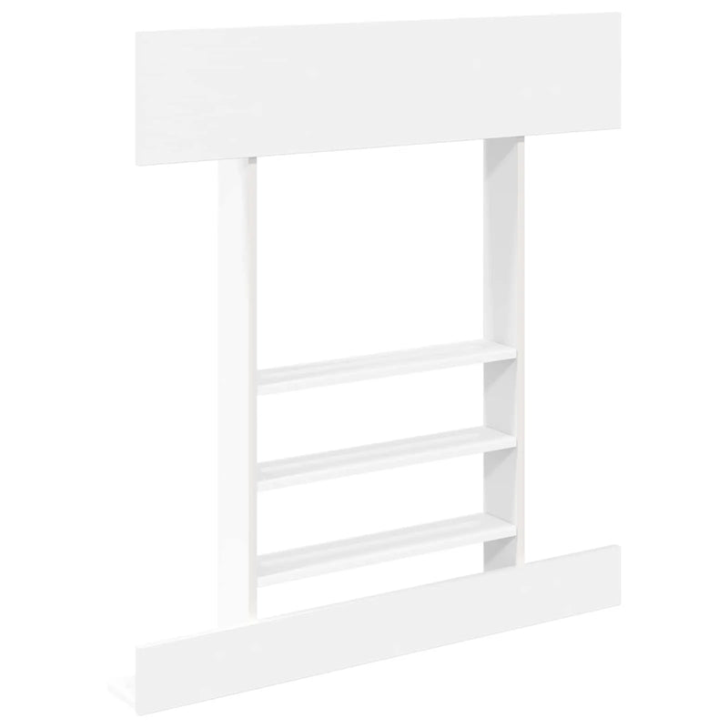 Billiard Cue Stand Engineered Wood 93 x 12 x 103 cm White
