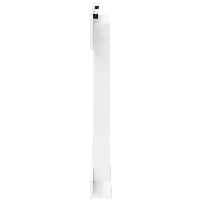 Billiard Cue Stand Engineered Wood 93 x 12 x 103 cm White