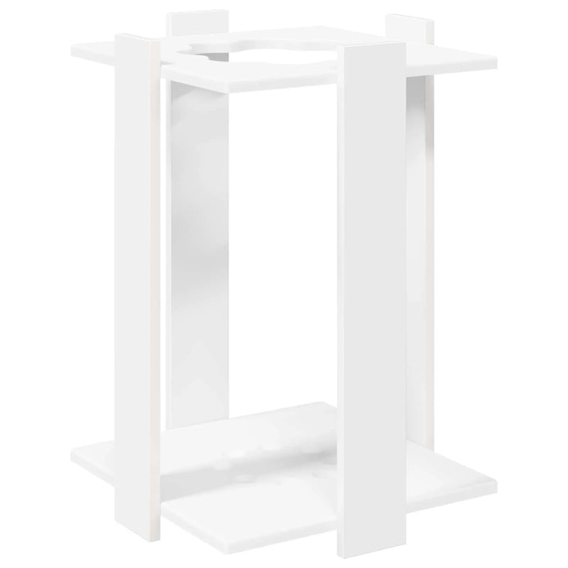 Billiard Cue Stand Engineered Wood 42 x 43 x 60 cm White
