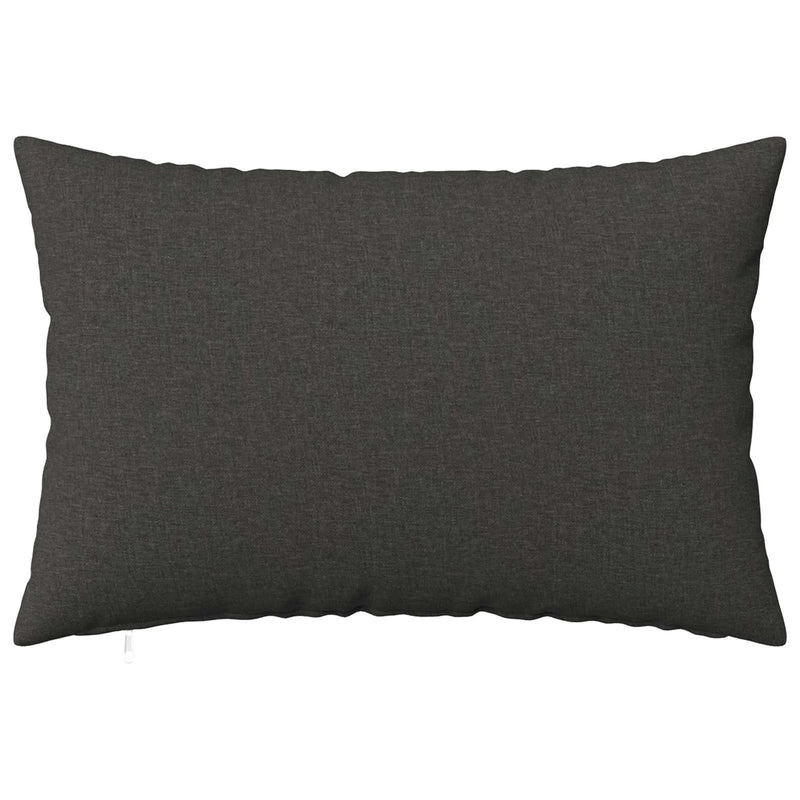 Cushion Cover 2 pcs HEERLEN Dark Grey 30 x 50 cm