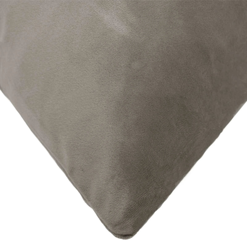 Cushion Cover 2 pcs HEERLEN Light Grey 30 x 50 cm Velvet