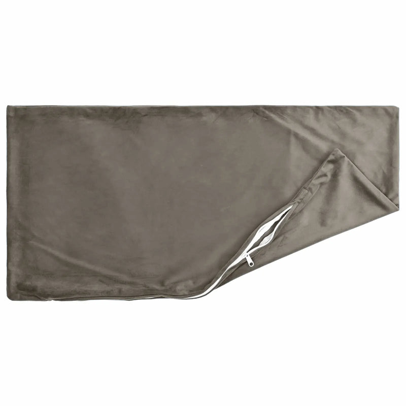 Cushion Cover 2 pcs HEERLEN Light Grey 30 x 50 cm Velvet