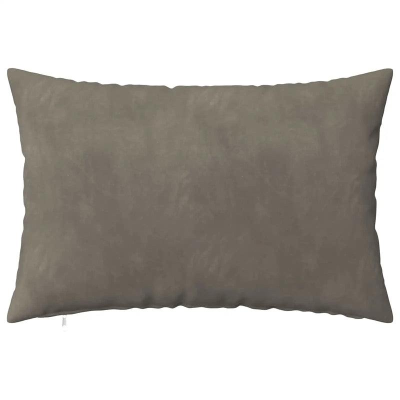Cushion Cover 2 pcs HEERLEN Light Grey 30 x 50 cm Velvet