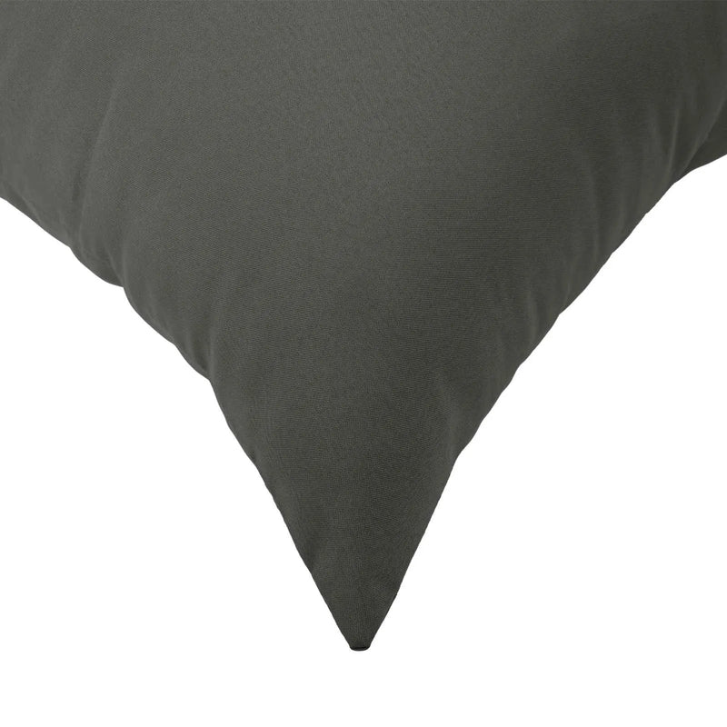 Cushion Cover 2 pcs HEERLEN Anthracite 30 x 50 cm Polyester