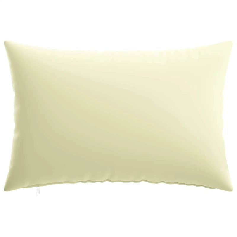 Cushion Cover 2 pcs HEERLEN Cream 30 x 50 cm Polyester