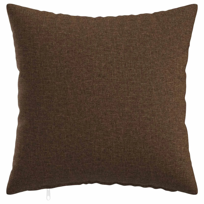 Cushion Cover 2 pcs HEERLEN Brown 40 x 40 cm