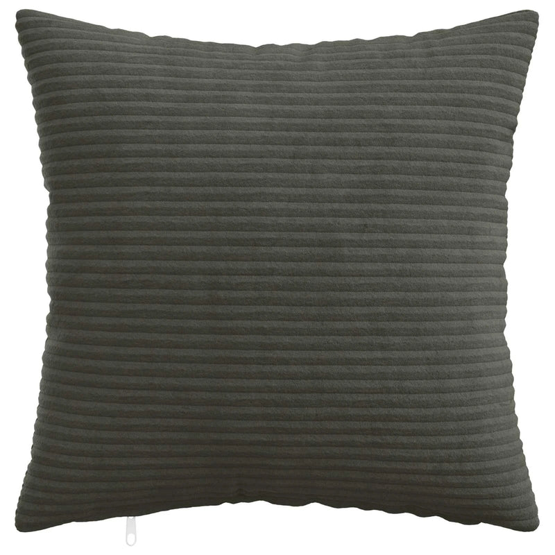 Cushion Cover 2 pcs HEERLEN Anthracite 40 x 40 cm Corduroy