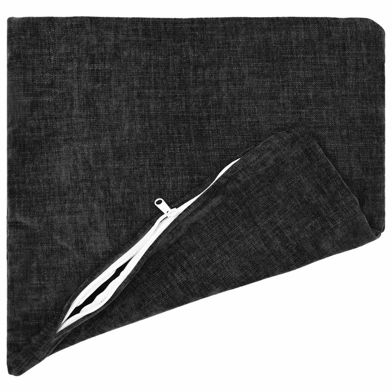 Cushion Cover 2 pcs HEERLEN Anthracite 40 x 40 cm