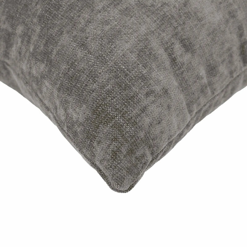 Cushion Cover 2 pcs HEERLEN Dark Grey 40 x 40 cm