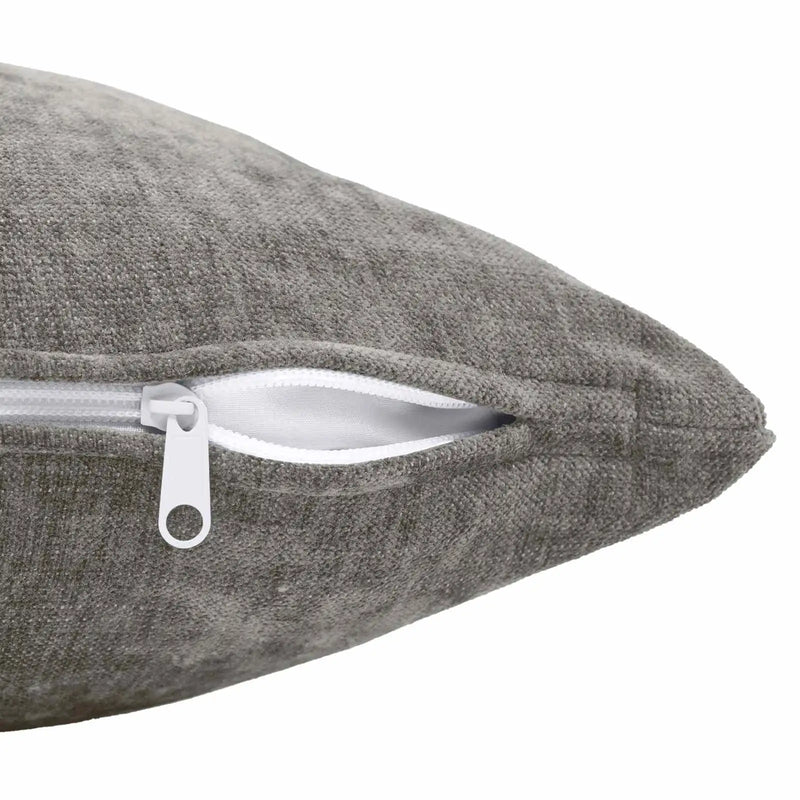 Cushion Cover 2 pcs HEERLEN Dark Grey 40 x 40 cm