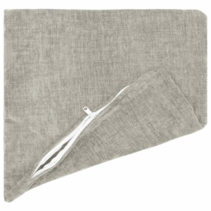 Cushion Cover 2 pcs HEERLEN Light Grey 40 x 40 cm
