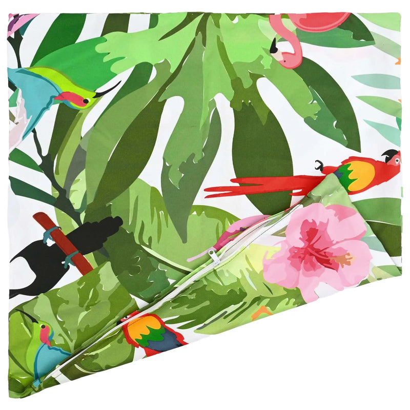 Cushion Cover 2 pcs HEERLEN Black 40 x 40 cm Polyester