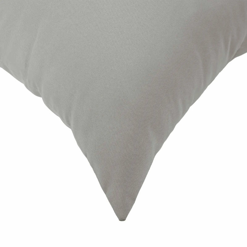 Cushion Cover 2 pcs HEERLEN Grey 40 x 40 cm Polyester