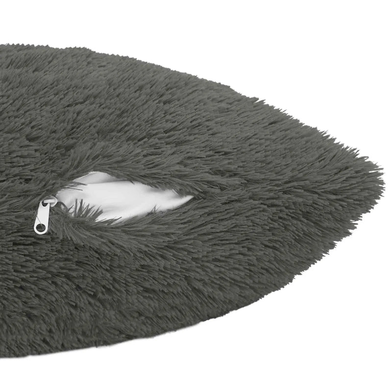Cushion Cover 2 pcs HEERLEN Light Grey 40 x 40 cm PV Fleece