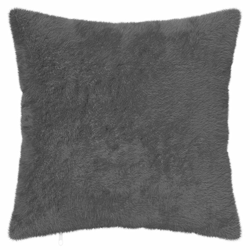 Cushion Cover 2 pcs HEERLEN Dark Grey 40 x 40 cm