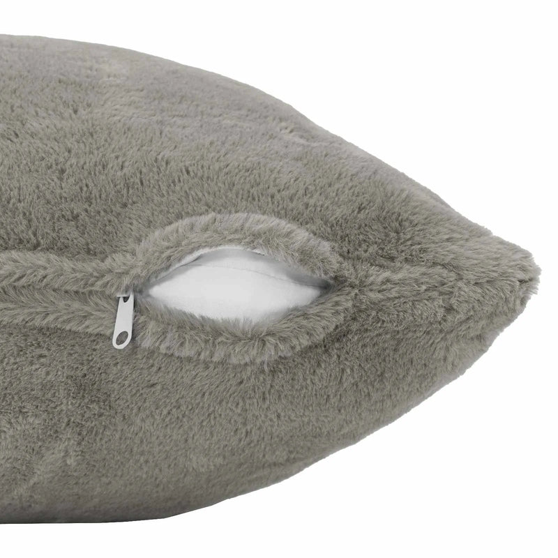 Cushion Cover 2 pcs HEERLEN Light Grey 40 x 40 cm