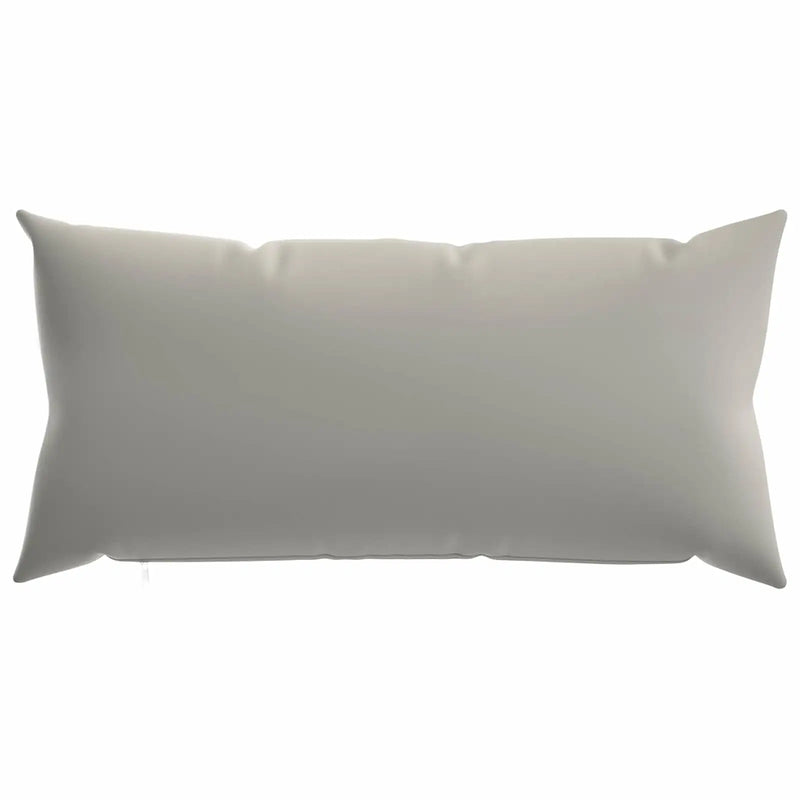 Cushion Cover 2 pcs HEERLEN Grey 40 x 80 cm Polyester