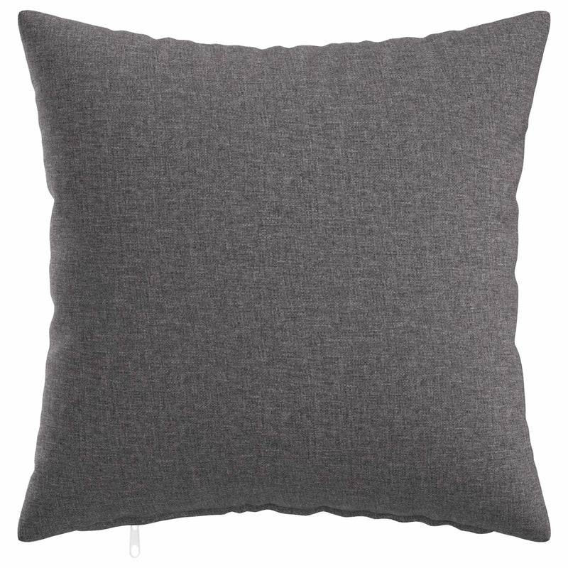 Cushion Cover 2 pcs HEERLEN Light Grey 50 x 50 cm Fabric