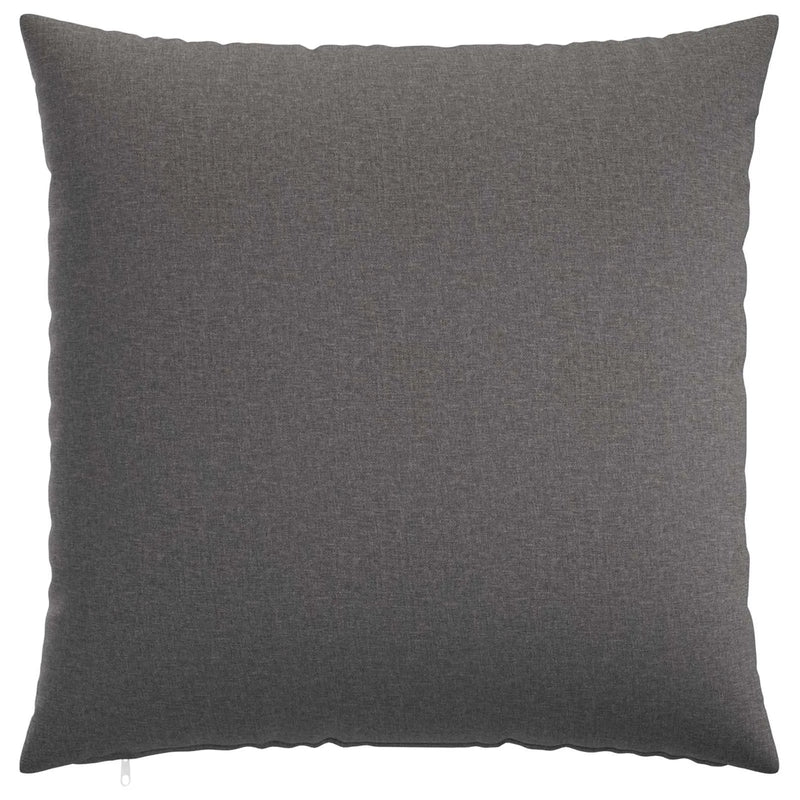 Cushion Cover 2 pcs HEERLEN Light Grey 80 x 80 cm