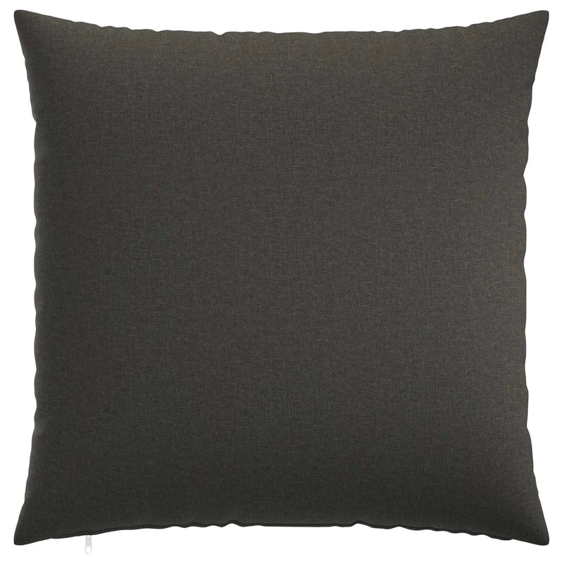Cushion Cover 2 pcs HEERLEN Dark Grey 80 x 80 cm