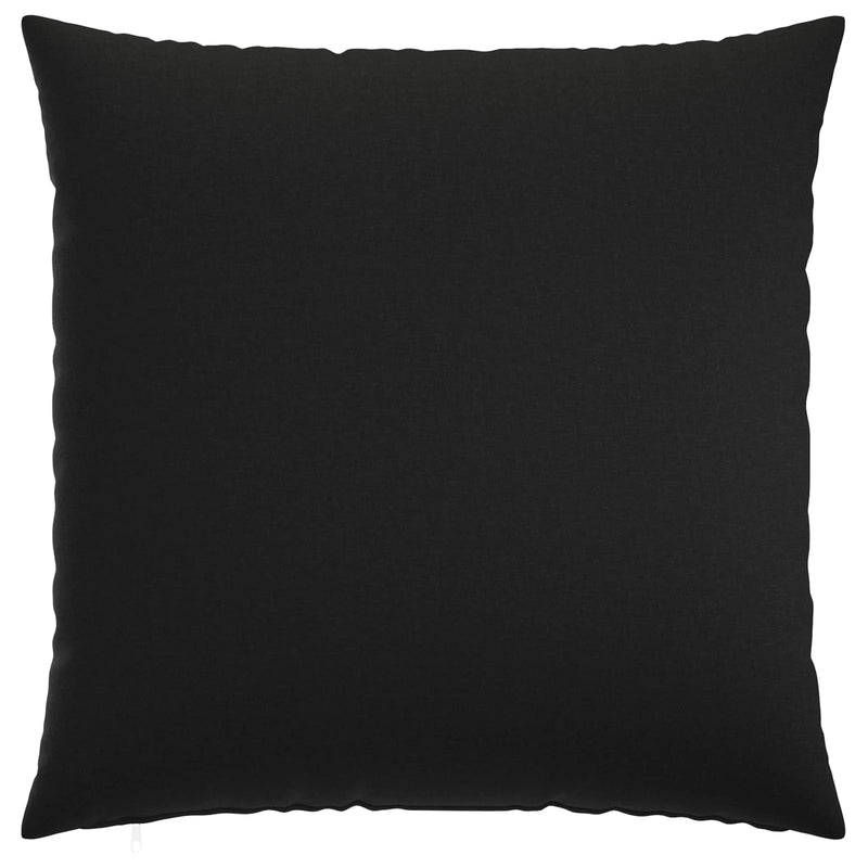 Cushion Cover 2 pcs HEERLEN Black 80 x 80 cm