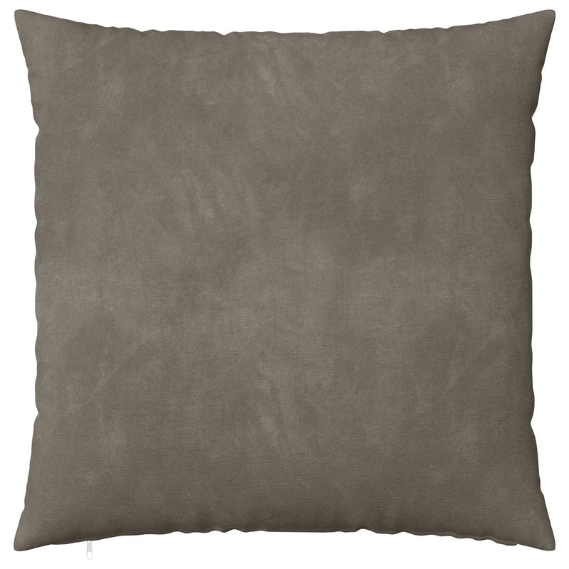 Cushion Cover 6 pcs HEERLEN Light Grey 80 x 80 cm Velvet