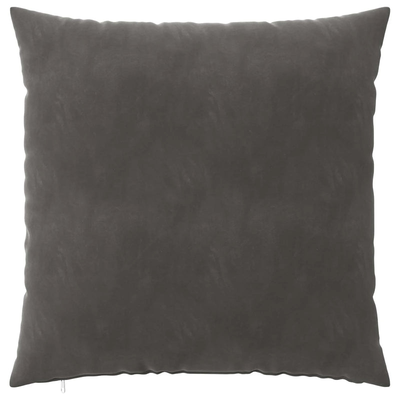Cushion Cover 2 pcs HEERLEN Dark Grey 80 x 80 cm Velvet