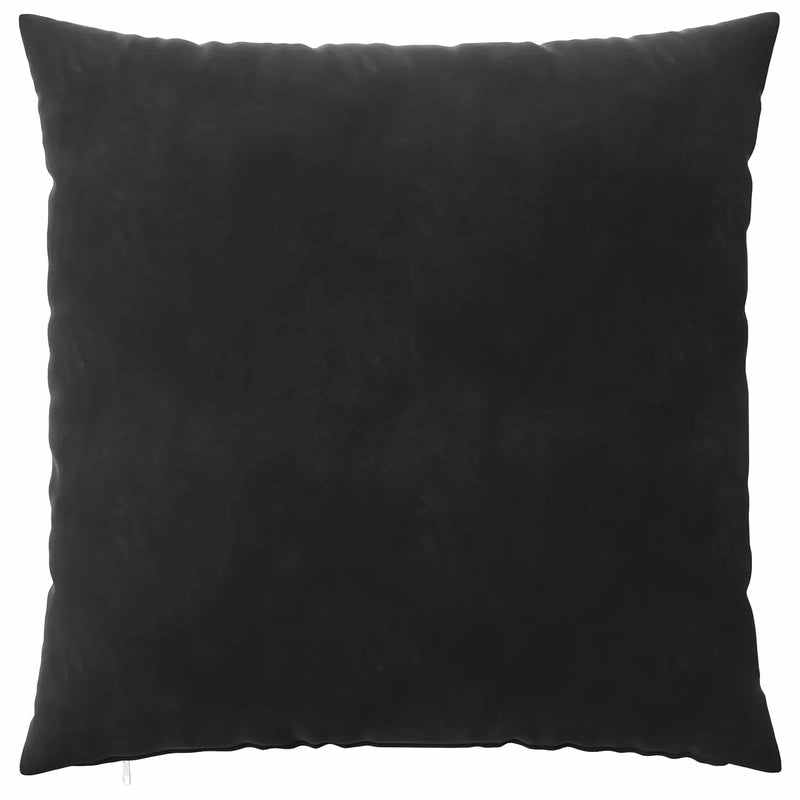 Cushion Cover 2 pcs HEERLEN Black 80 x 80 cm Velvet